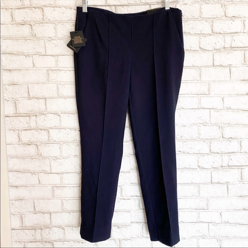 NWT Dalia City Fit Pleated Checkered Pants 10